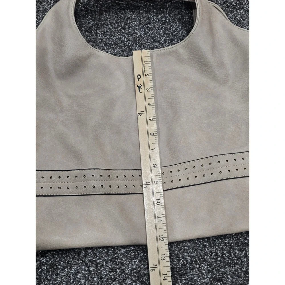 Ampere Vegan Leather Hobo Bag with Tassel Shoulder Bag